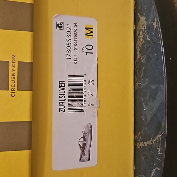 Circus NY By Sam Edelman Zuri Balerina Flat In Metalic Silver - Picture 14 of 15